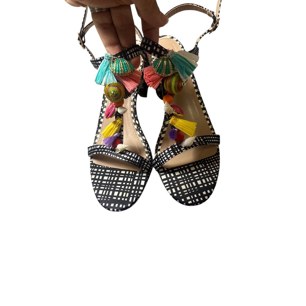Betsey Johnson Dynah Seashell Embellished Block Heel Sandal - Picture 2 of 8